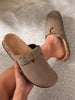 Unisex Slide Sandals, Suitable For All Seasons, Non-Slip & Durable Sole, Letter Design On Upper, Fashionable & Easy To Wear